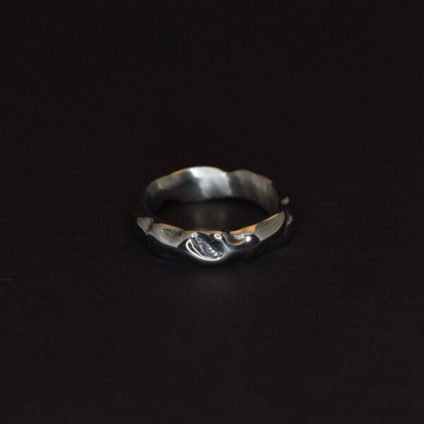 Anillo melted silver tienda de anillos y accesorios fierros