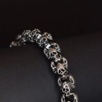 Pulsera Double Skull