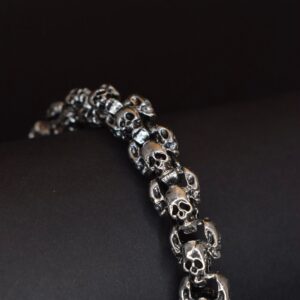 Pulsera Double Skull